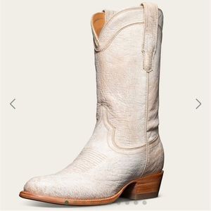 Tecovas The Chloe Boot in Pearl Ostrich